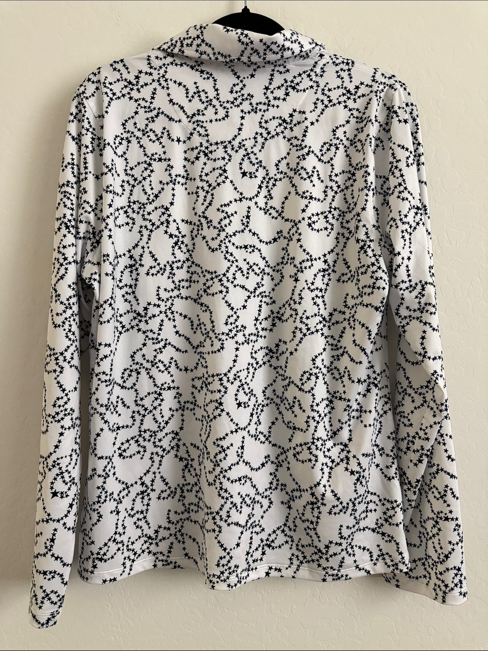 G/FORE Womens Star Dust Tech Jersey Long Sleeve Golf Polo Sz XL - Picture 3 of 5